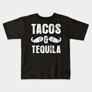 Tacos and Tequila Kids T-Shirt